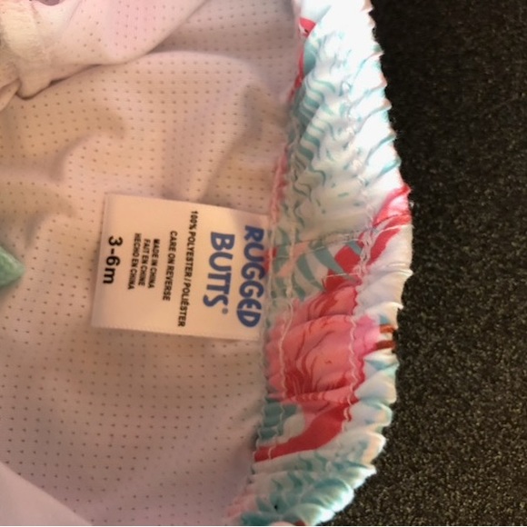 Rugged Butts 3-6 months flamingo boys swim trunks - Picture 1 of 2